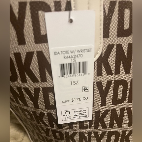 DKNY IDA Tote w/ Wristlet (Dillards) - Picture 6 of 9